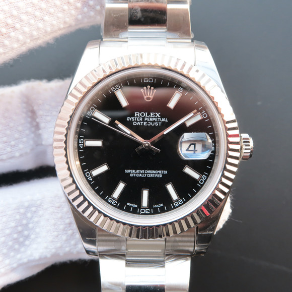 Rolex勞力士日誌型II系列201型號126333包金版男士自動機械精仿手錶
