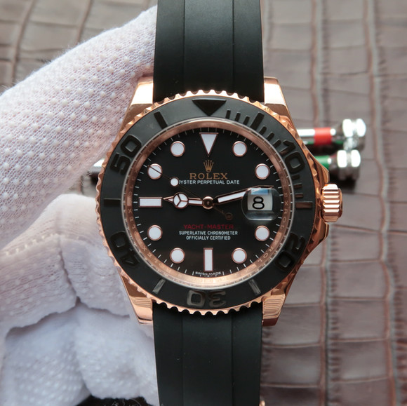 【N廠】勞力士Rolex遊艇名仕型系列金遊艇V7版本116655男士機械精仿手錶