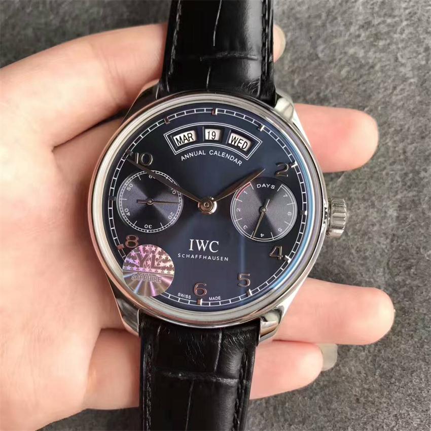 【YL廠超A】萬國（IWC）葡萄牙系列IW503502年歷壹比壹復刻最高版本精仿手錶