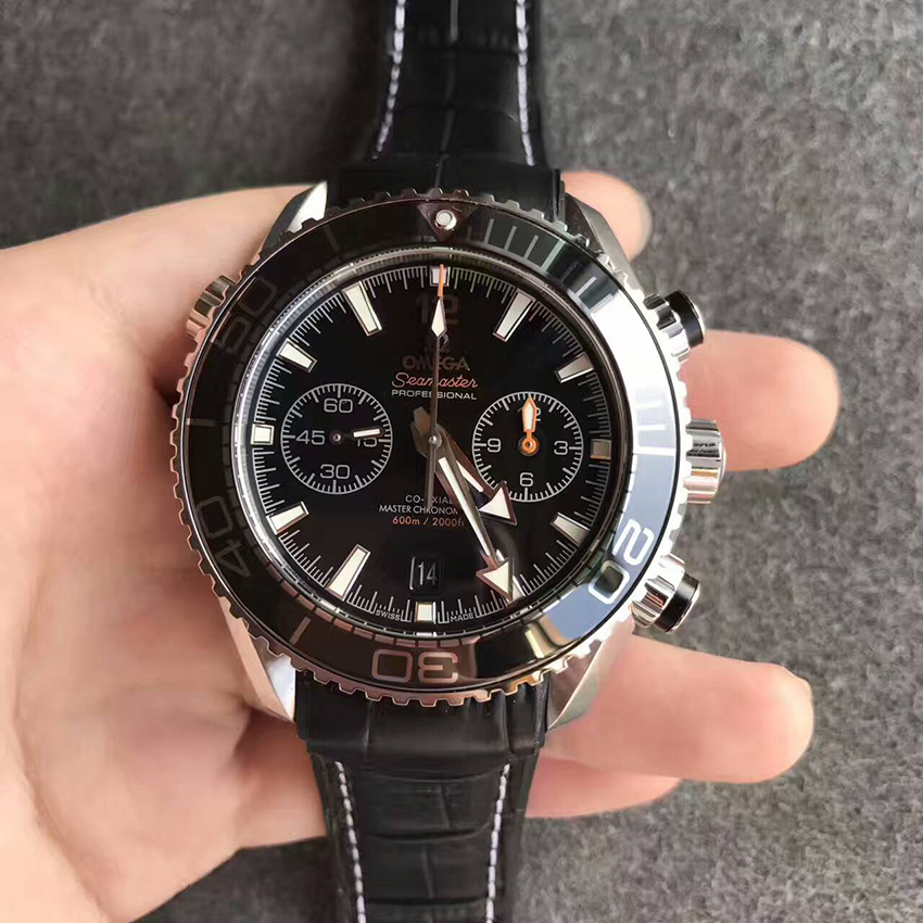 【OM廠超A】歐米茄（Omega）海洋宇宙600m計時黑面膠帶版壹比壹高仿手錶