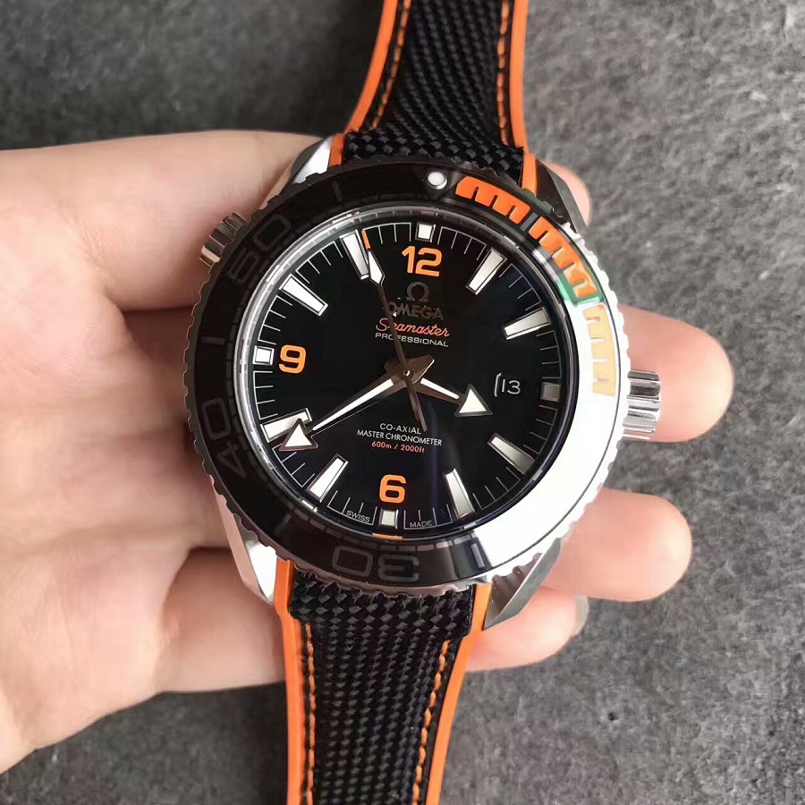 【OM廠】歐米茄（Omega）海洋宇宙600m黑面膠帶版男士自動機械壹比壹復刻手錶