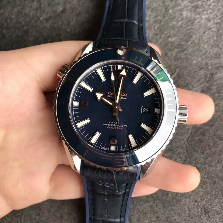 【OM廠】歐米茄（Omega）海洋宇宙600m藍面膠帶版男士自動機械壹比壹復刻手錶