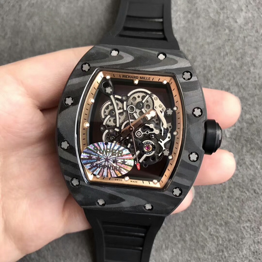 【KV廠力作】理查德米勒（Richard Mille）RM 055系列碳纖維錶圈金壹比壹精仿手錶價格和圖片_手錶之都