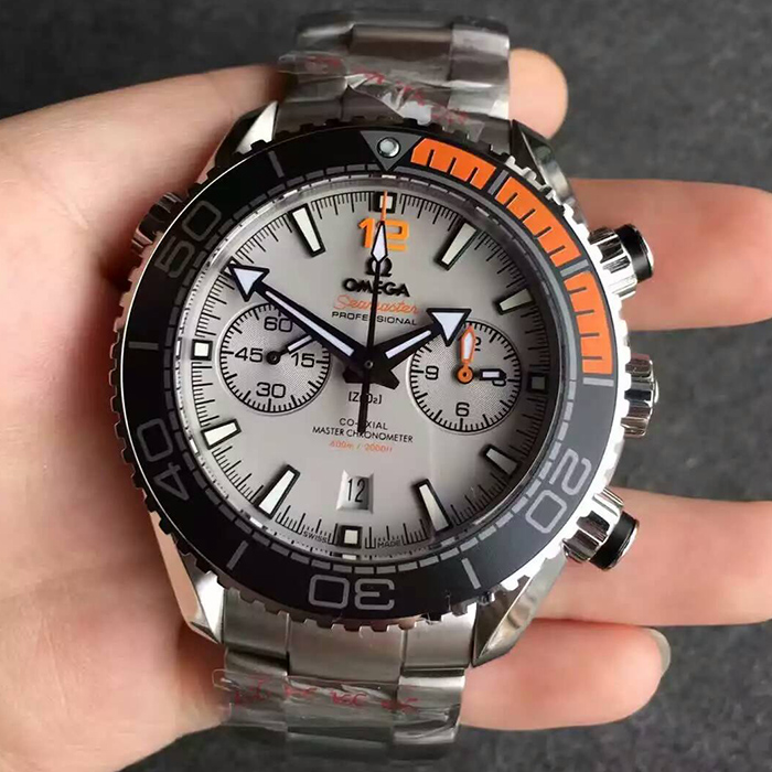 【JH廠】歐米茄（Omega）海洋宇宙600m同軸至臻天文臺計時腕錶灰面鋼帶版自動機械精仿男錶