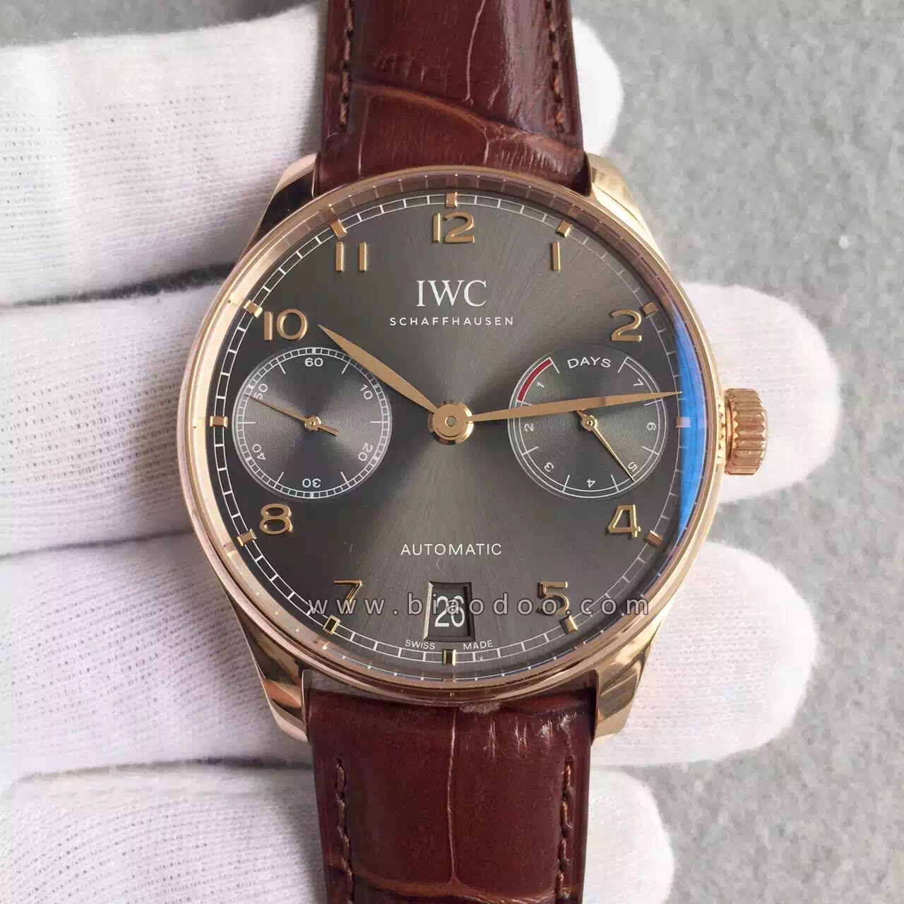 萬國IWC新葡7葡萄牙系列IW500702男士自動機械精仿手錶