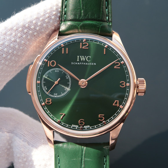 萬國（IWC）葡萄牙系列IW524204翠綠限量版男士壹比壹精仿手錶