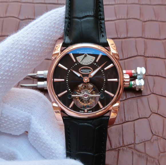 帕瑪強尼Parmigiani Tonda系列PFH251-2000200真陀飛輪男士精仿手錶