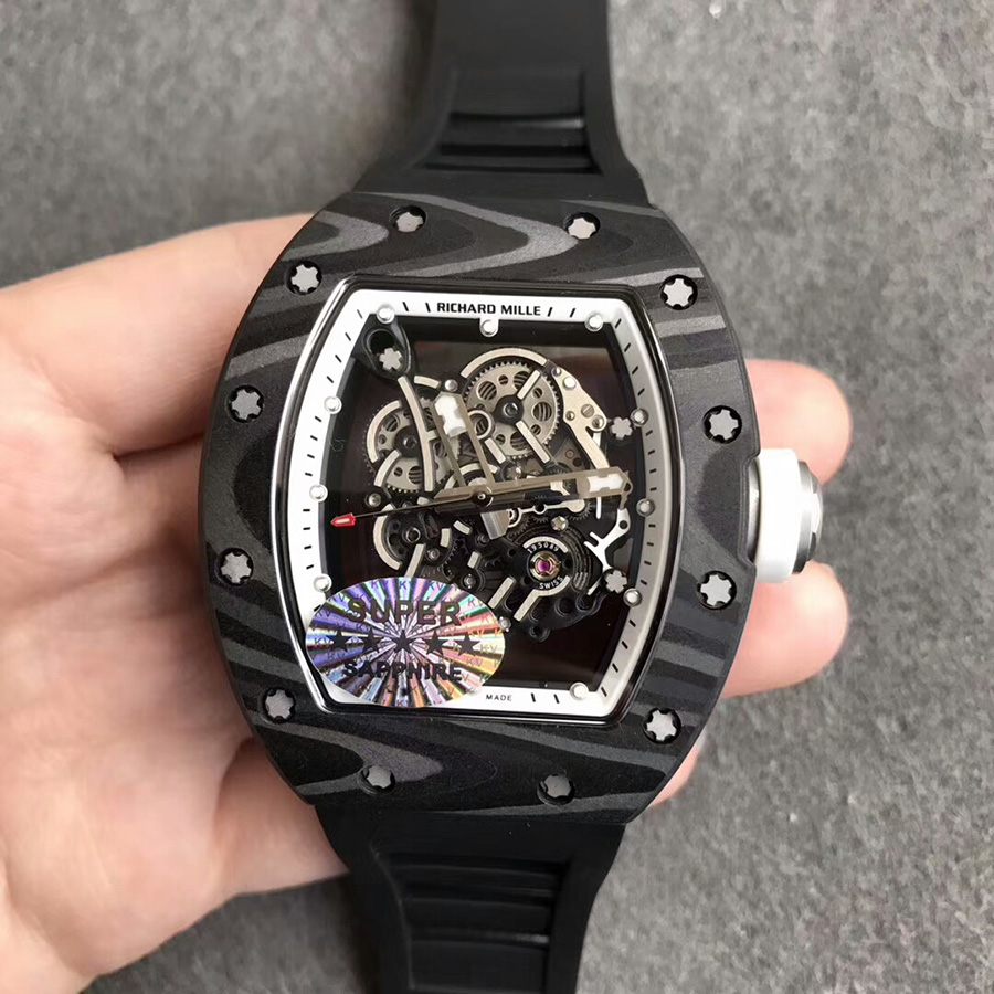 【KV廠力作】理查德米勒（Richard Mille）RM 055系列碳纖維錶圈白壹比壹精仿手錶價格和圖片_手錶之都