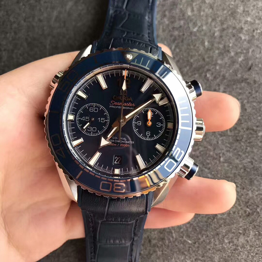 【OM廠超A】歐米茄（Omega）海洋宇宙600M藍面壹比壹計時精仿手錶