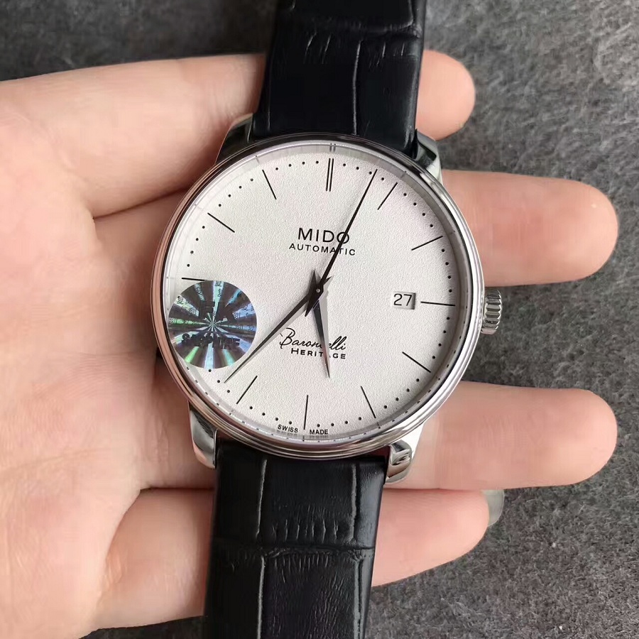 【FK廠】美度（MIDO）貝倫賽麗典藏系列40周年紀念款白面壹比壹精仿手錶