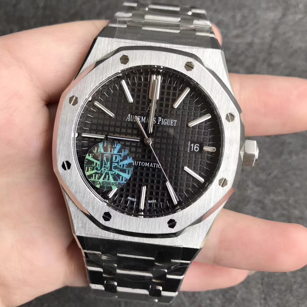 【JF廠】愛彼AP皇家橡樹系列15400黑面鋼帶版精仿手錶