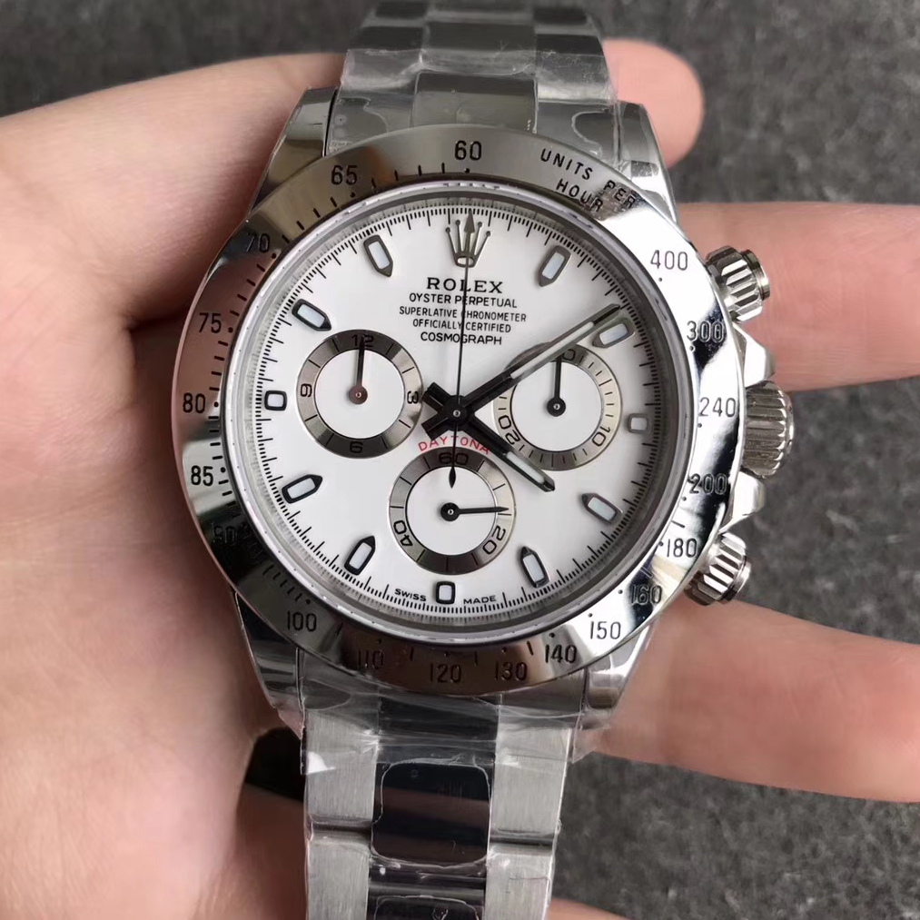 【N廠超A】勞力士Rolex熊貓迪通拿白面鋼圈復刻手錶