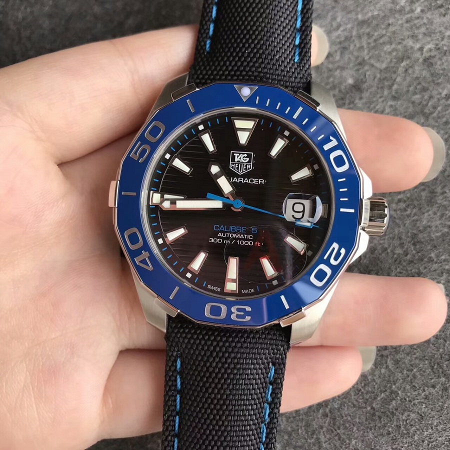 【V6廠】泰格豪雅（TAG Heuer）競潛系列300M騷藍圈壹比壹精仿手錶