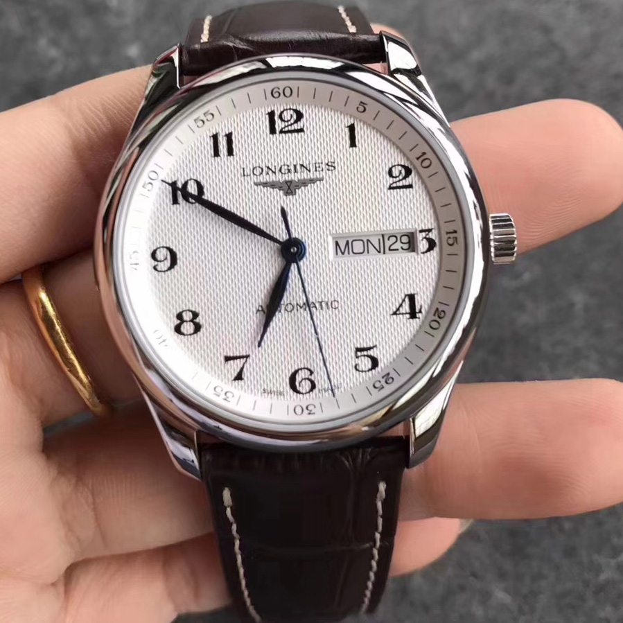 【LG廠超A】浪琴名匠系列雙歷L2.775皮帶版精仿手錶