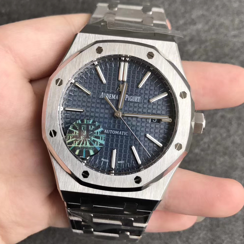 【JF廠】愛彼AP皇家橡樹系列15400藍面鋼帶版精仿手錶