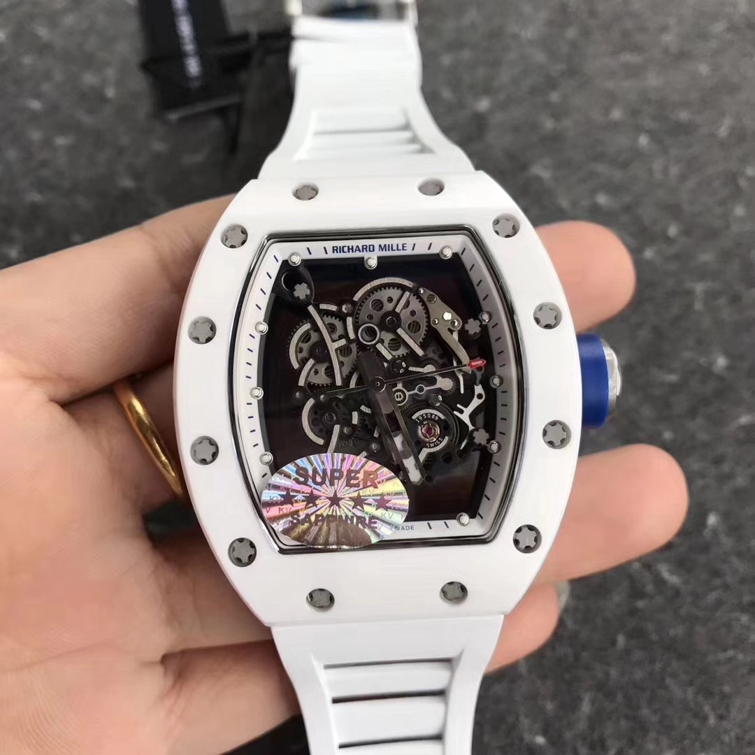 【KV廠】理查德米勒RM 055白陶瓷款精仿手錶