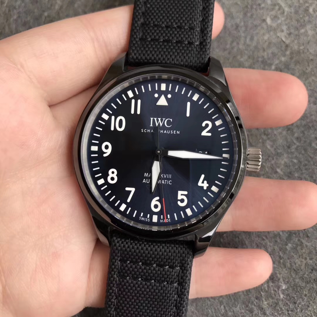 【MK廠】萬國IWC飛行員系列馬克十八勞倫斯體育基金會限量款陶瓷殼精仿手錶