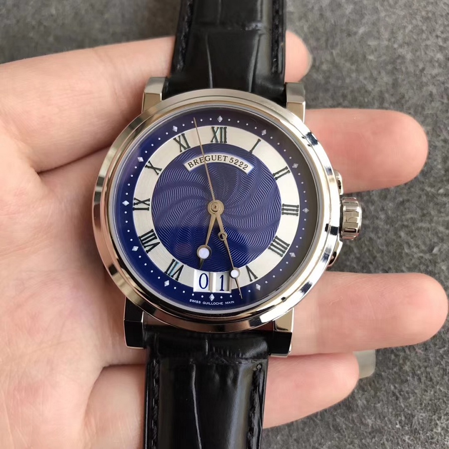 【HG廠超A】寶璣（Breguet）Marine航海系列5817ST/Y2/5V8藍面壹比壹精仿手錶
