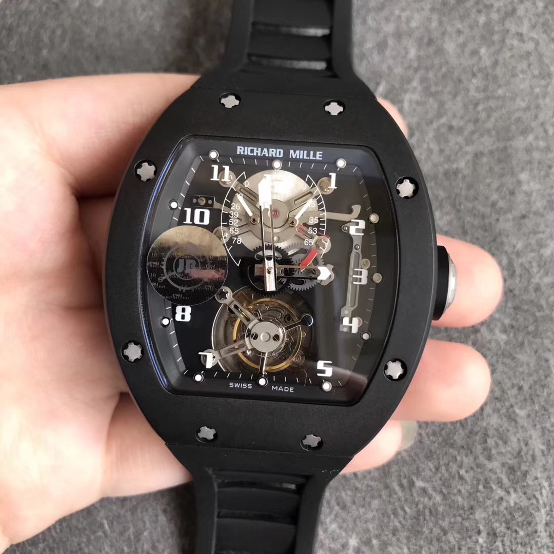 【JB廠】理查德米勒真陀飛輪機芯RM001黑殼復刻手錶