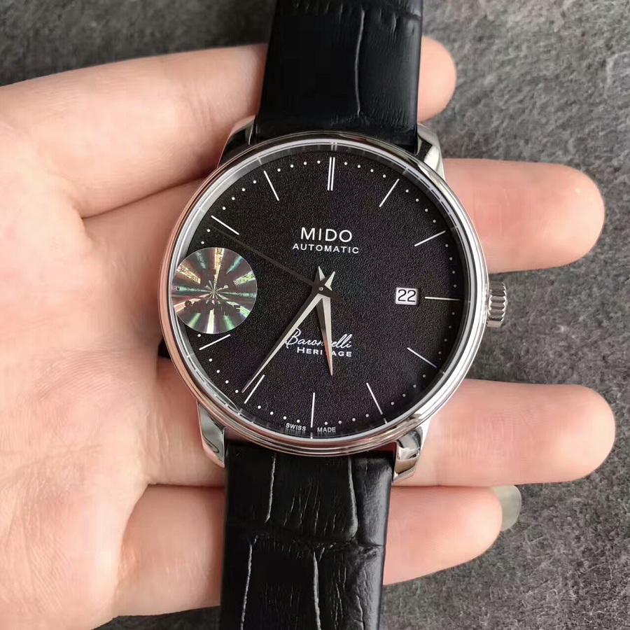 【FK廠】美度（MIDO）貝倫賽麗典藏系列40周年紀念款黑面壹比壹精仿手錶