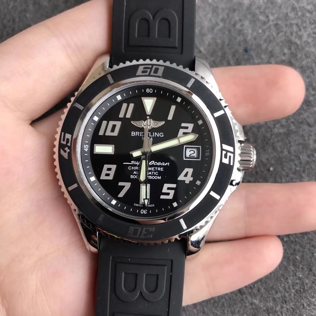 【GM廠】百年靈超級海洋42系列黑內圈壹比壹精仿手錶