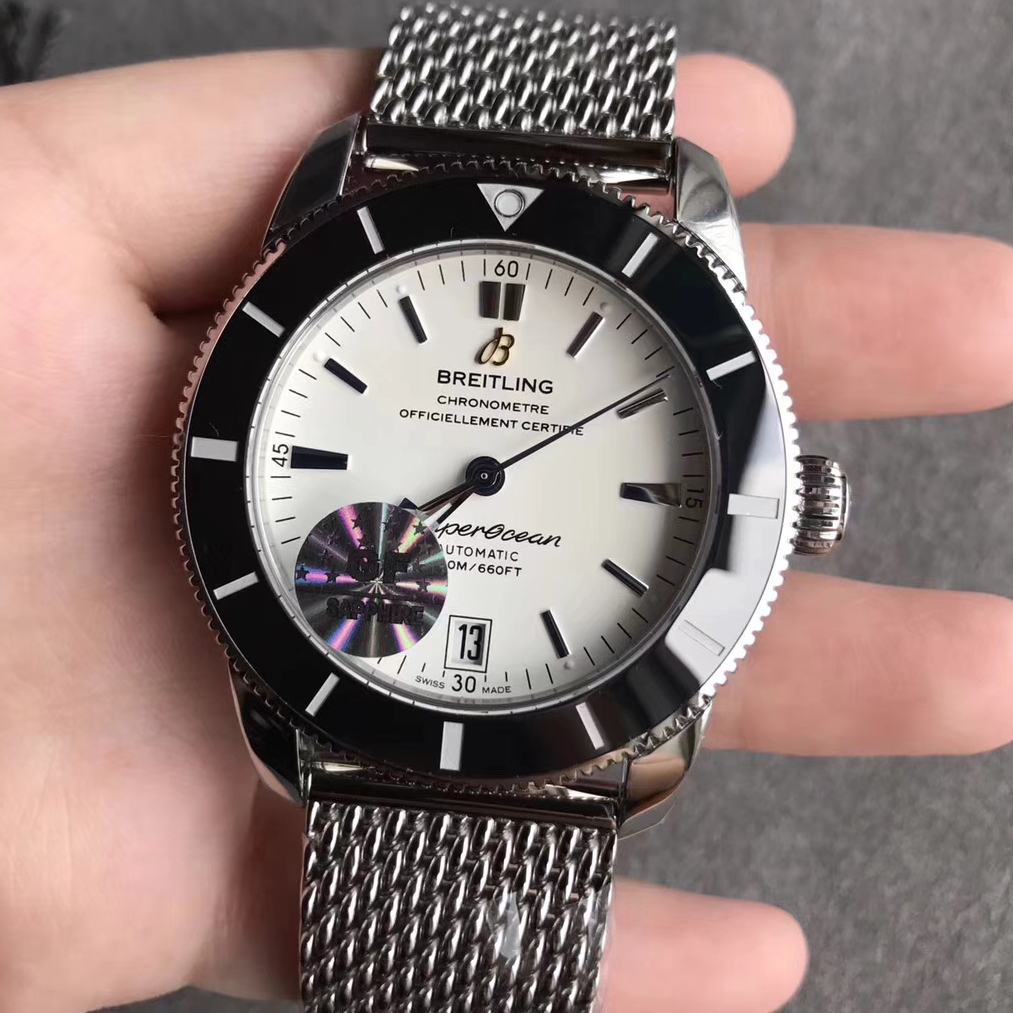 【GF廠超A】百年靈超級海洋文化二代鋼帶版白面精仿手錶