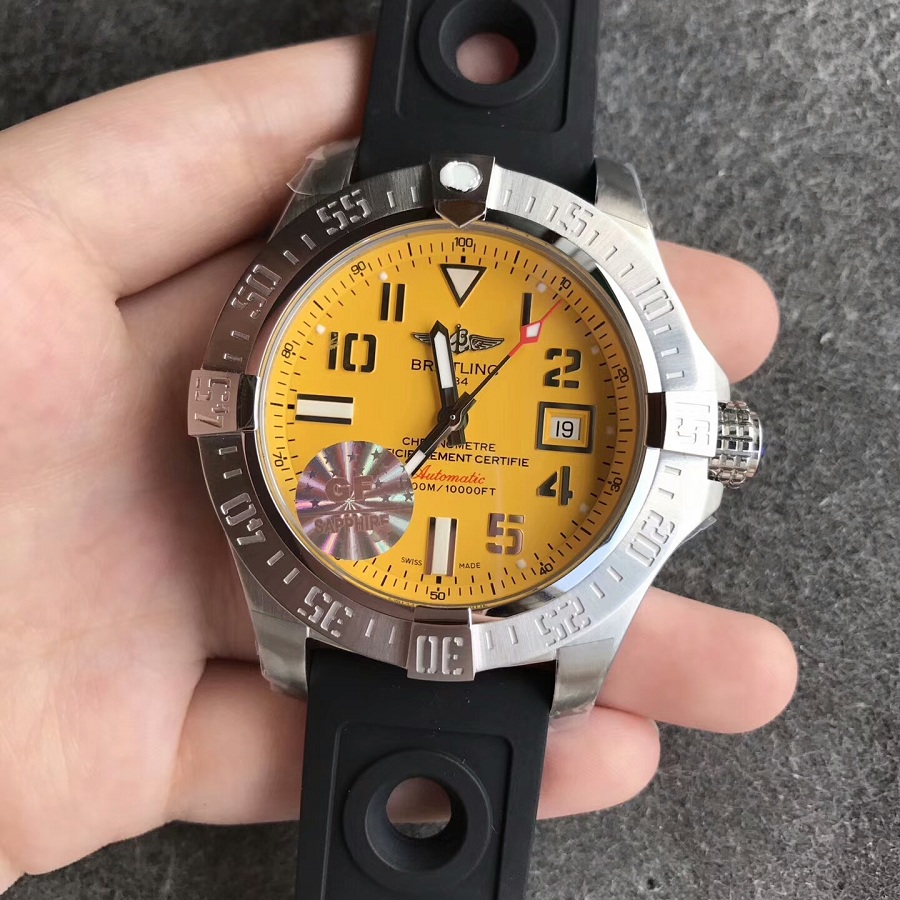 【GF廠】百年靈（Breitling）復仇者二代深潛海狼黃面A1733110/I519/152S/A20SS.1壹比壹復刻手錶