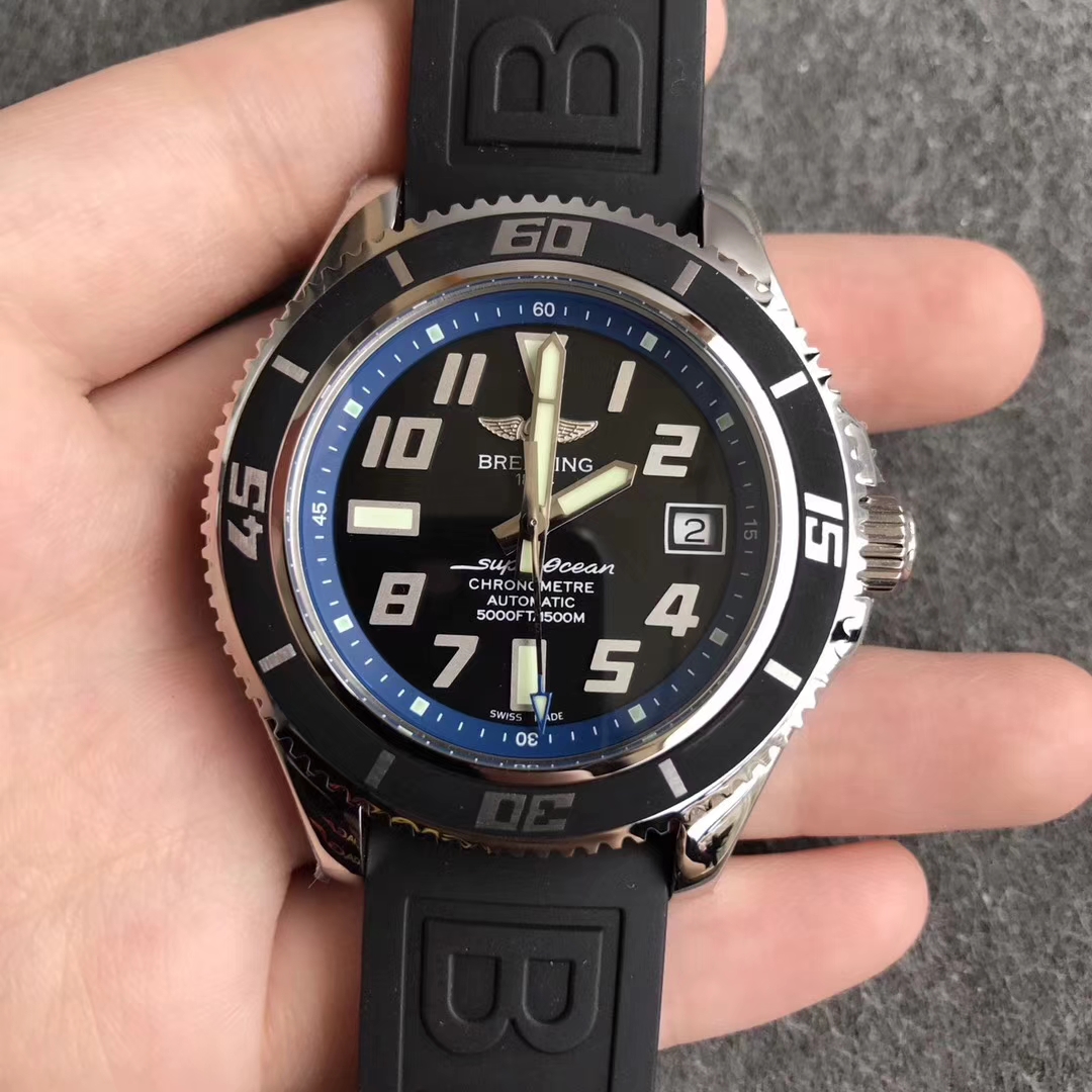 【GM廠】百年靈超級海洋42系列藍內圈壹比壹精仿手錶