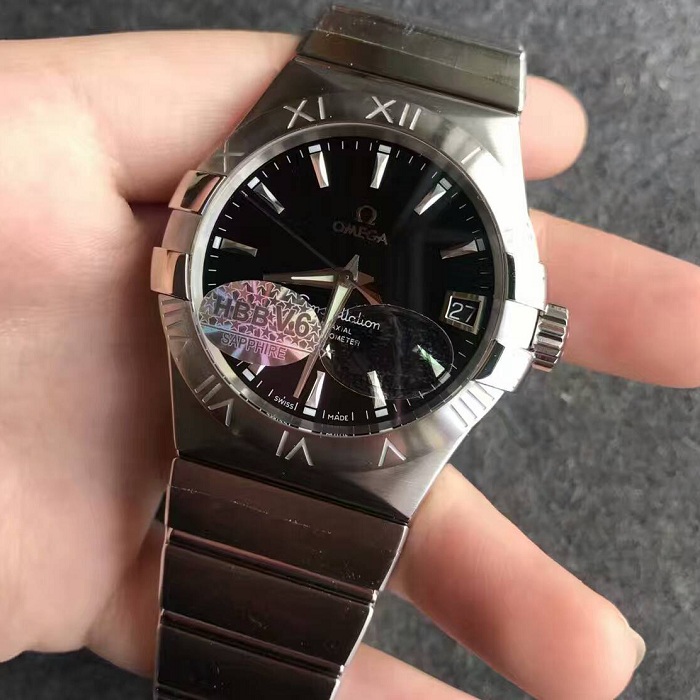 【V6廠】歐米茄Omega星座系列男款黑面自動機械精仿手錶