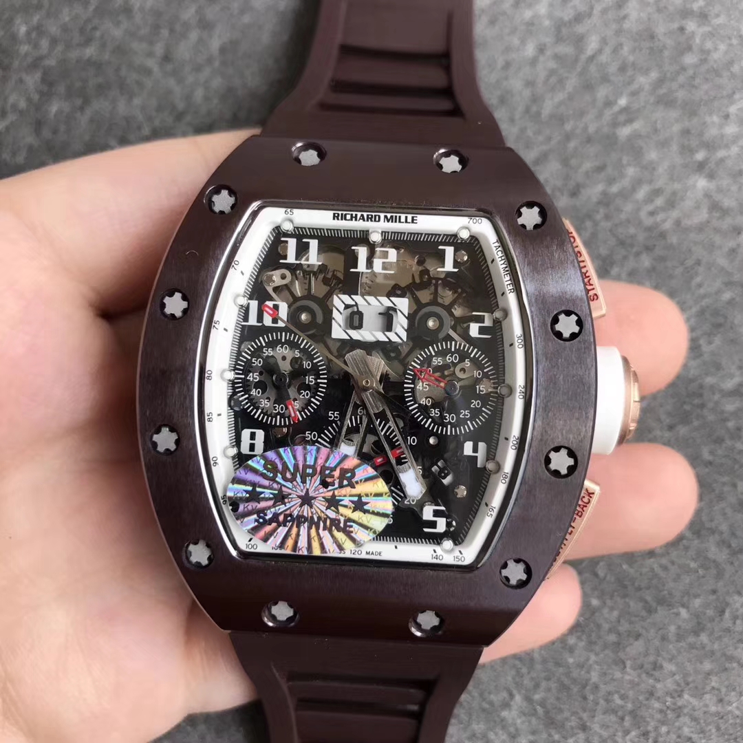 【KV廠】理查德米勒RM 011咖啡陶瓷殼限量款精仿手錶