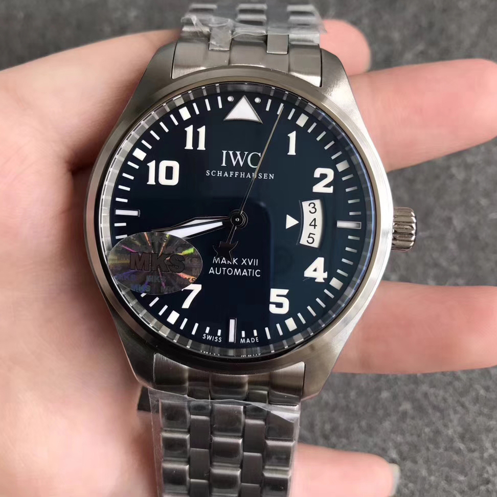 【MKS超A】萬國IWC飛行員系列馬克十七小王子特別版鋼帶款精仿手錶